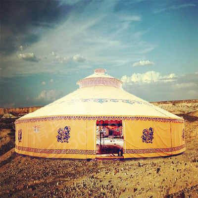厂家批发直径3-30米钢架蒙古包农家乐户外帐篷 加厚防风防雨