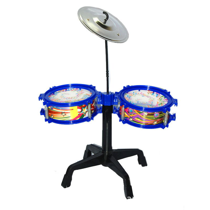 儿童益智拼装架子鼓益智玩具儿童玩具架子鼓套装塑料爵士鼓玩具