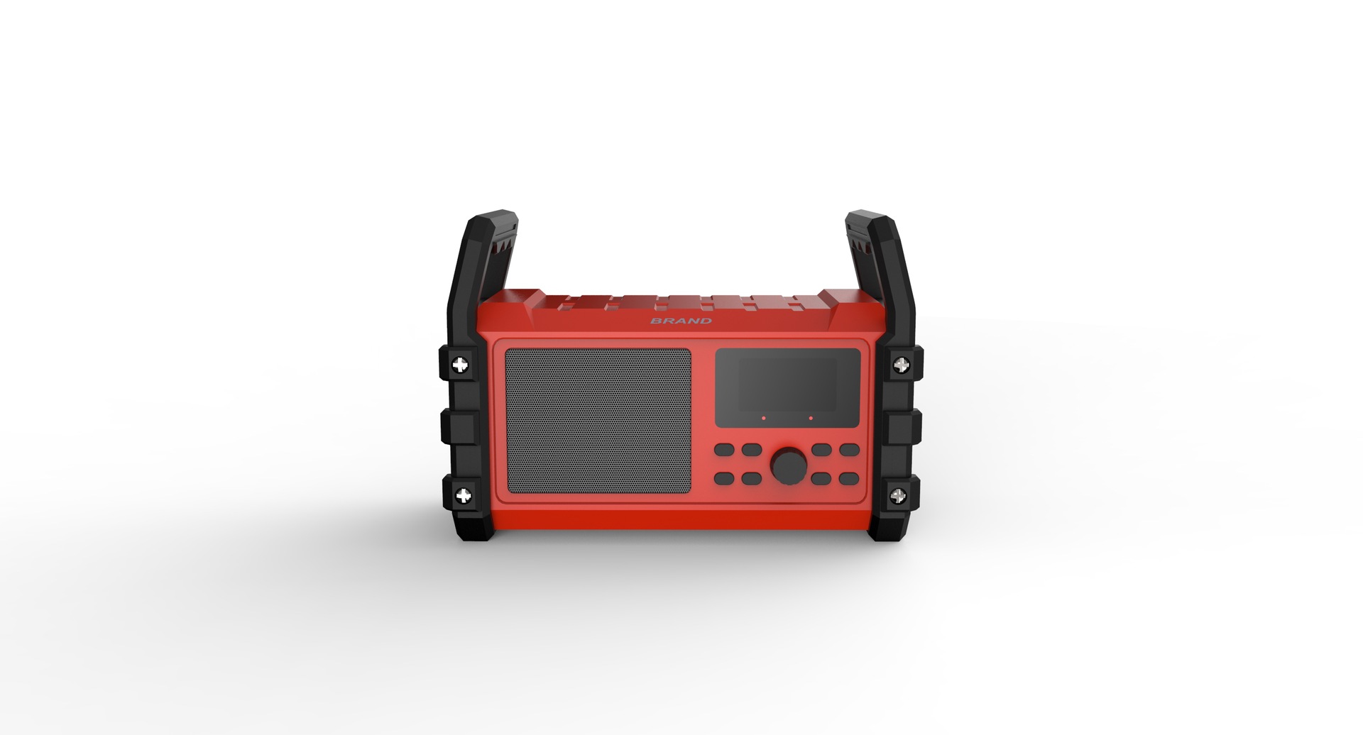 户外工地蓝牙收音机防尘dab/am/fmusb定制森林建筑适用