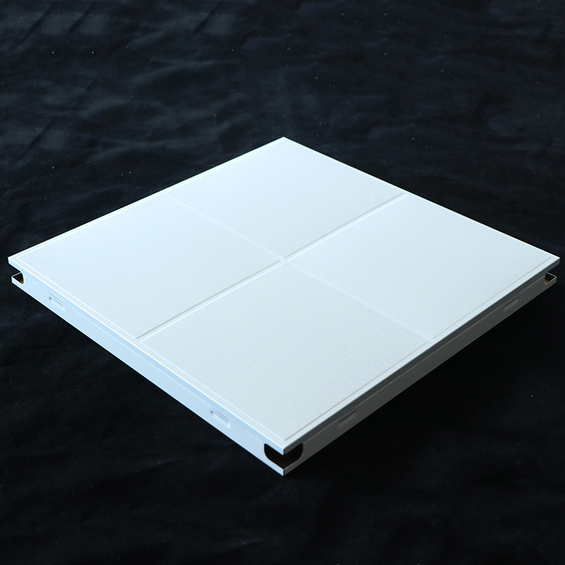 集成吊顶铝扣板 300*300烤漆uv天花吊顶铝扣板 高分子集成吊顶