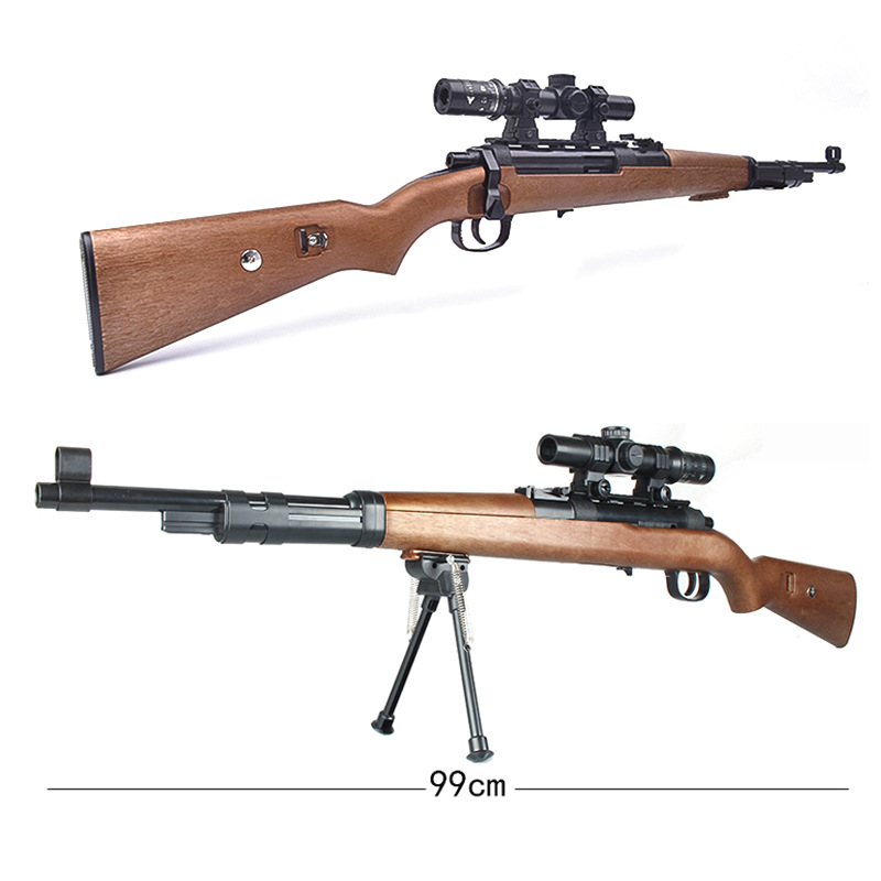 坚锋98k水弹枪 手动上膛抛壳可发射玩具枪 真人cs户外对战玩具枪