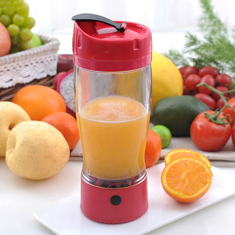 创意自动搅拌果粒杯 新款自动榨果汁杯子 迷你榨汁杯电池款搅拌杯
