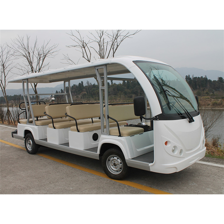 厂家直销电喷发动机1100排量汽动助力成人代步低速四轮燃油观光车