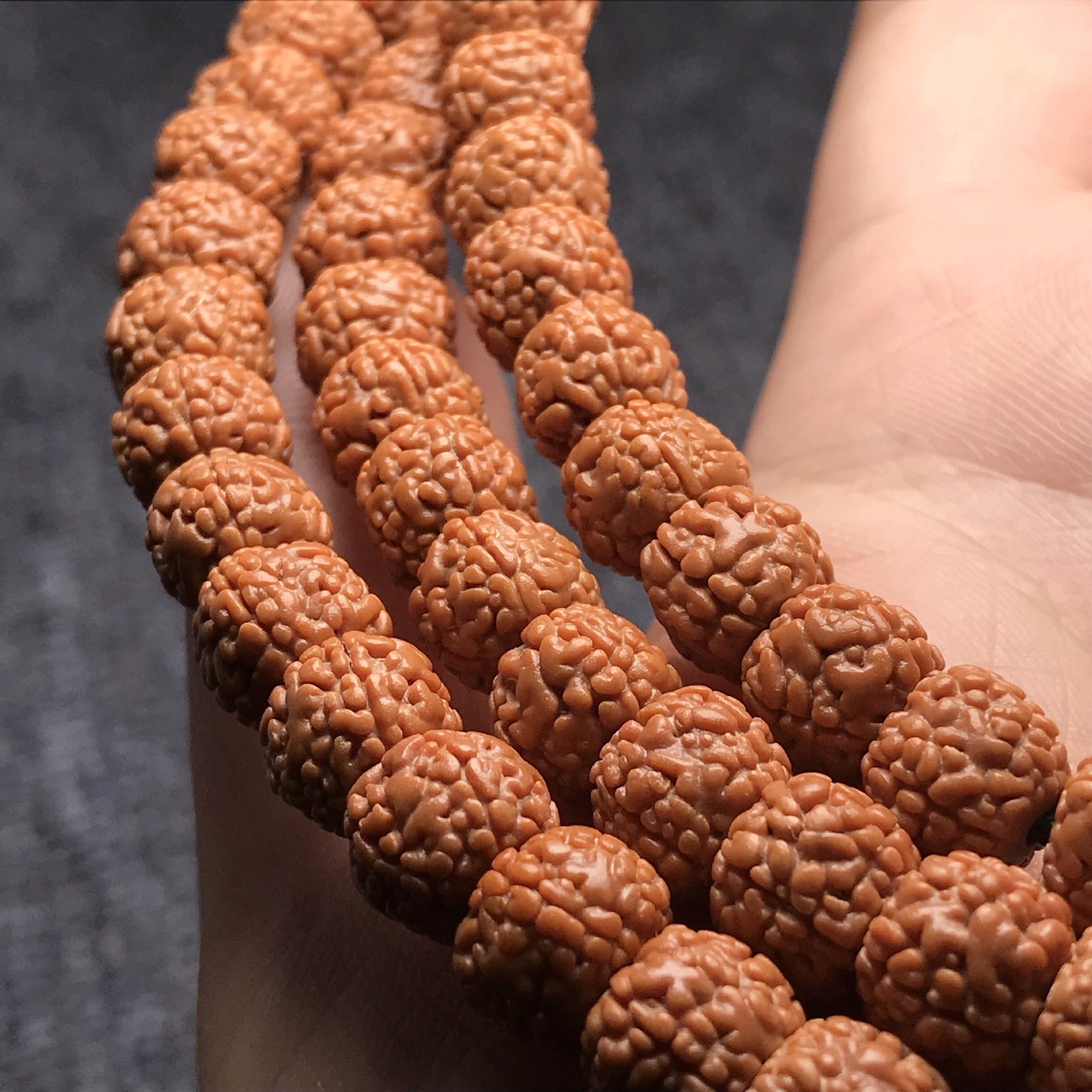 厂家一手货源五5瓣小金刚印尼打磨龙鳞纹藏式红皮已清理无上油