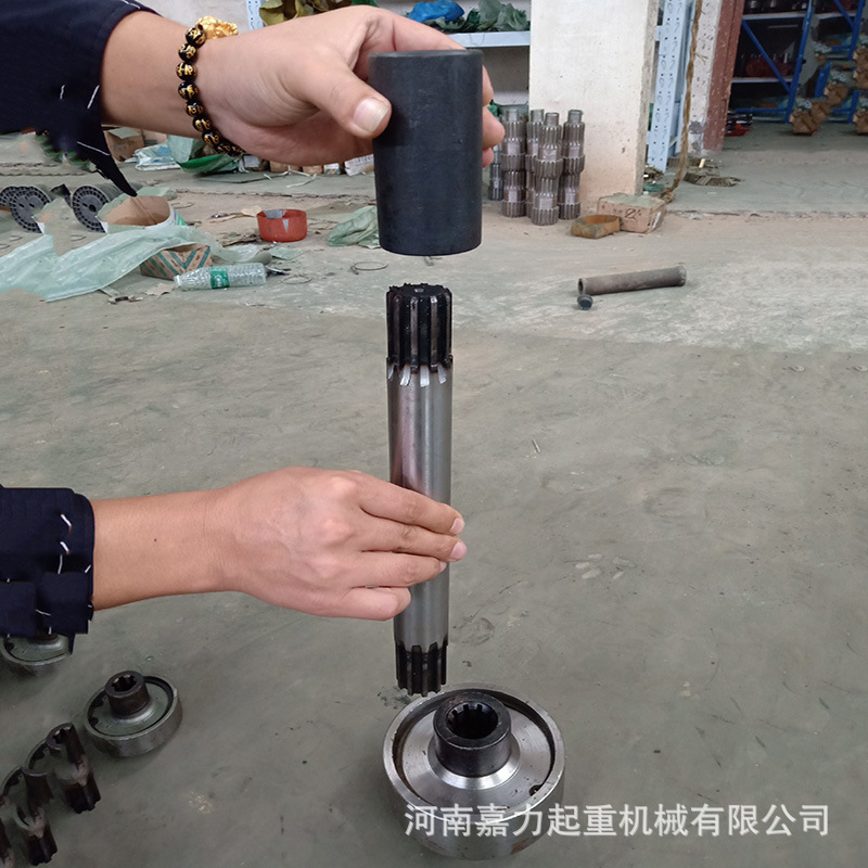 厂家直销钢丝绳电动葫芦联轴器 二节轴二节套 起重葫芦配件批发