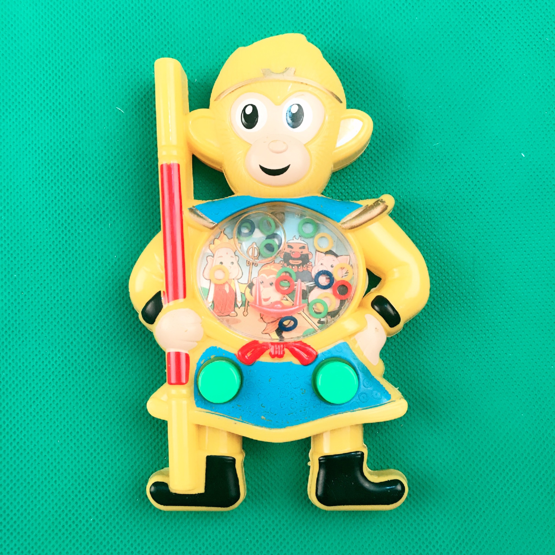 猴子打水机套圈圈游戏机80后90后怀旧玩具地摊2元店货源