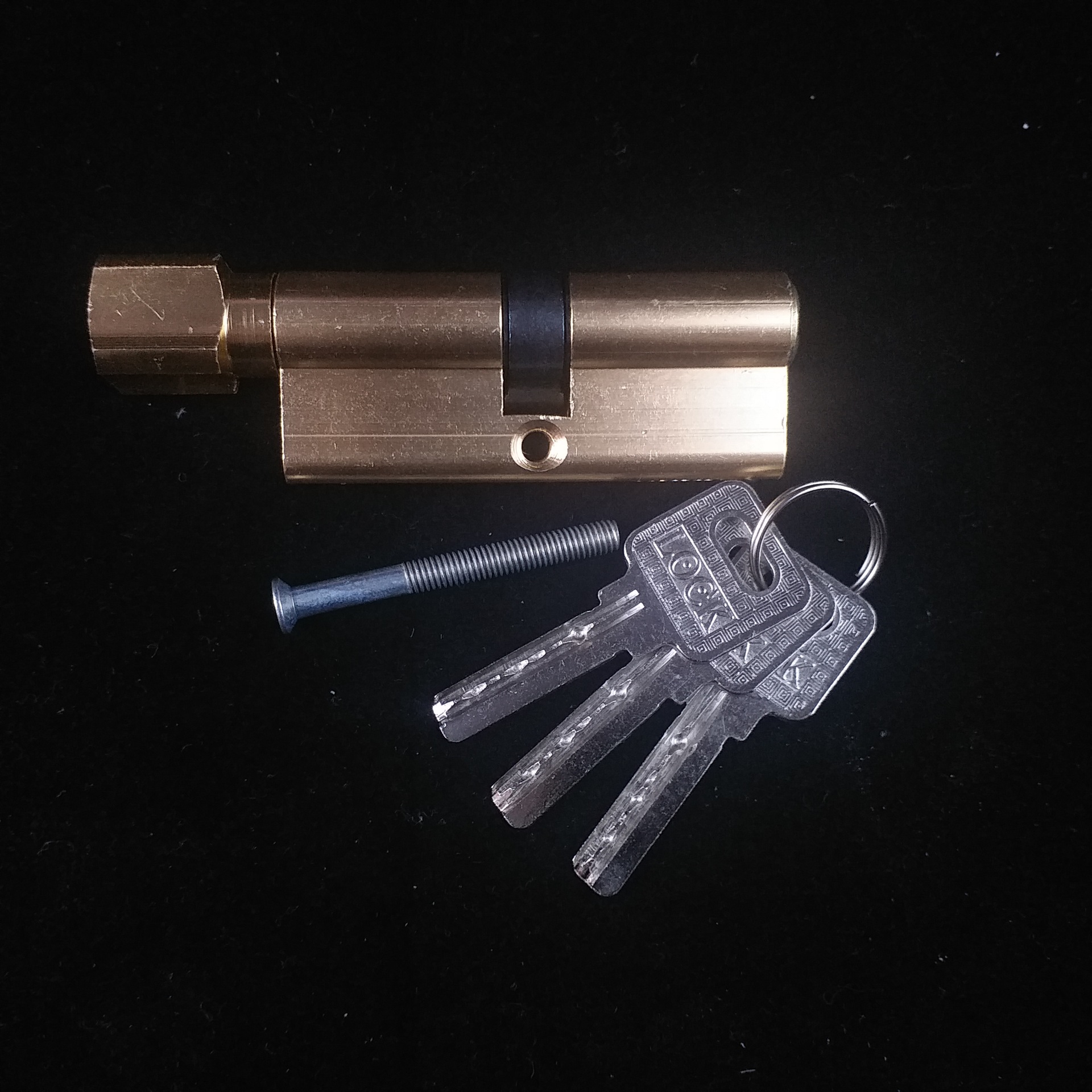 铝合金锁芯执手锁锁芯卧室门小70锁芯 室内门锁芯 内门锁芯