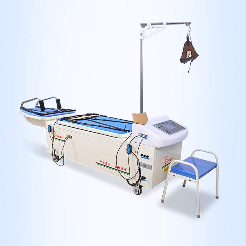助邦三维颈椎腰椎电动牵引床医用牵引器腰椎间盘液晶数码显示屏