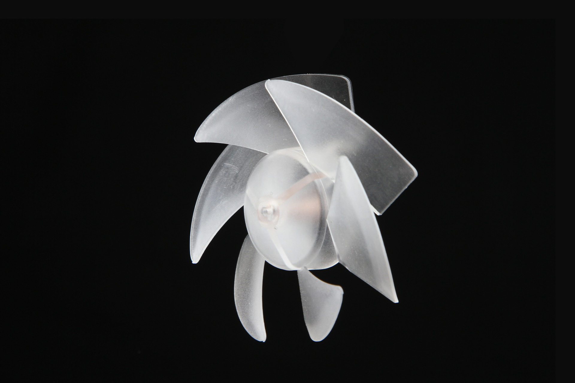 吹风机平衡风叶塑料叶 大风力超静音配件风叶高质量小六叶