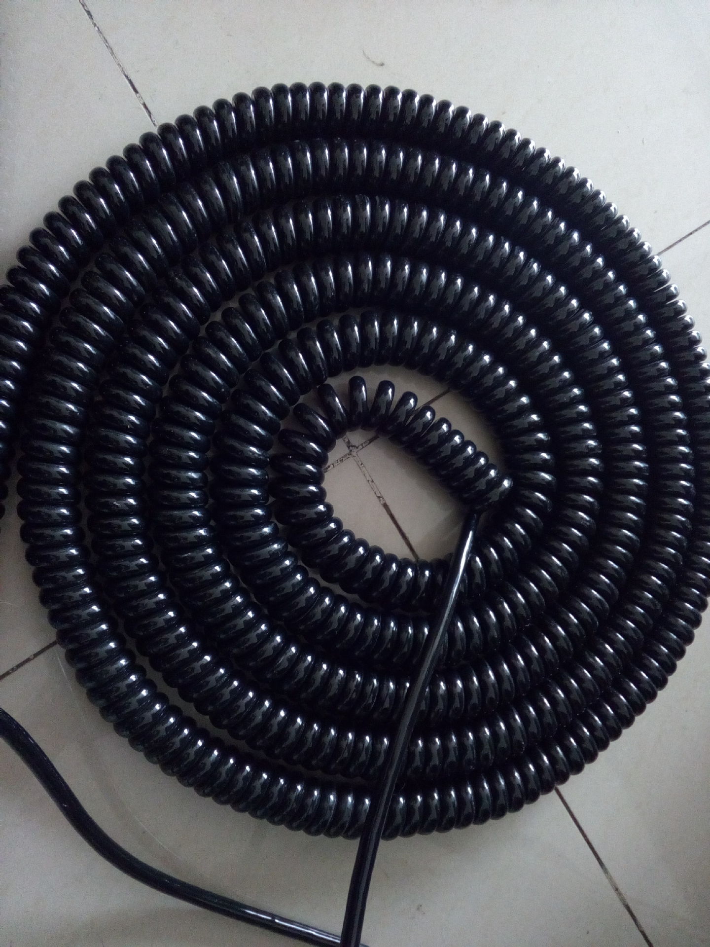 pu弹簧电线 2芯复合螺旋电缆 厂家定制 专业品质 批量供应