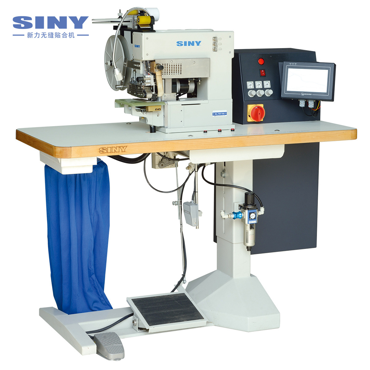 siny新力无缝服装粘合机器 贴胶机 无缝机 折边机 内衣文胸