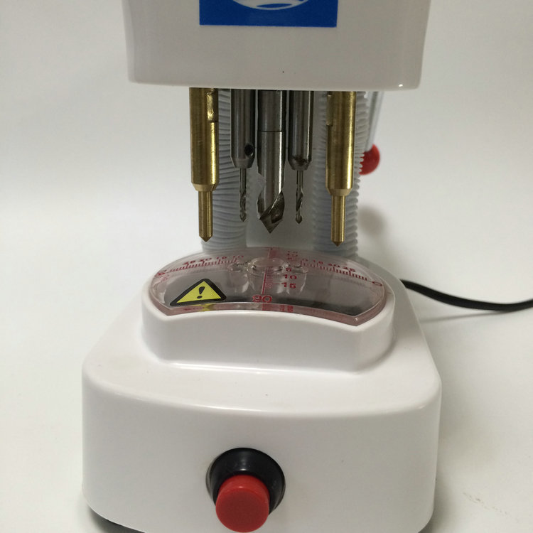 模板钻孔机 良友设备下光源眼镜模板打孔机 三孔机打眼制模机