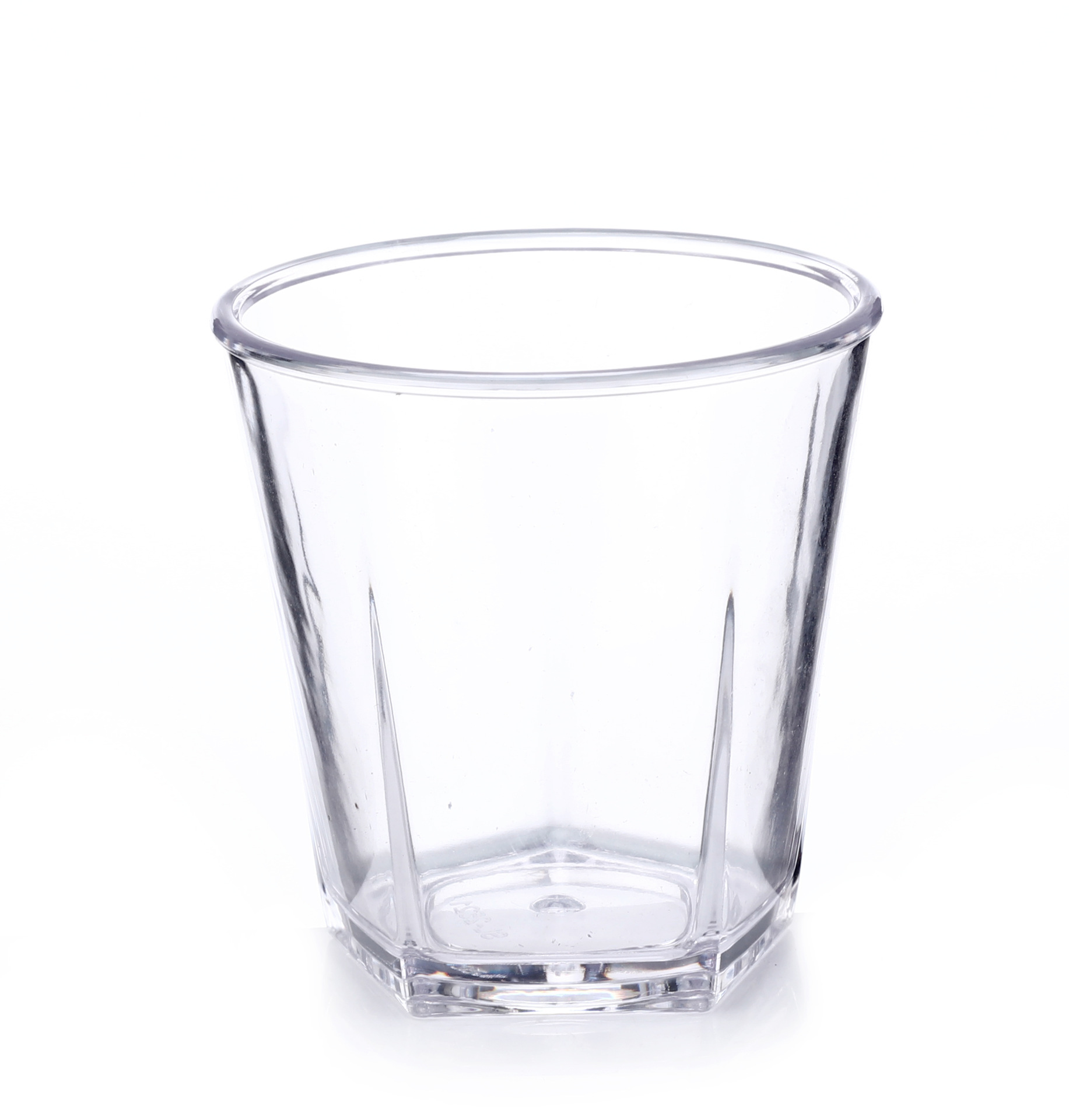 亚克力扎啤杯五角底水杯饮料杯果汁杯啤酒杯210毫升塑料杯子