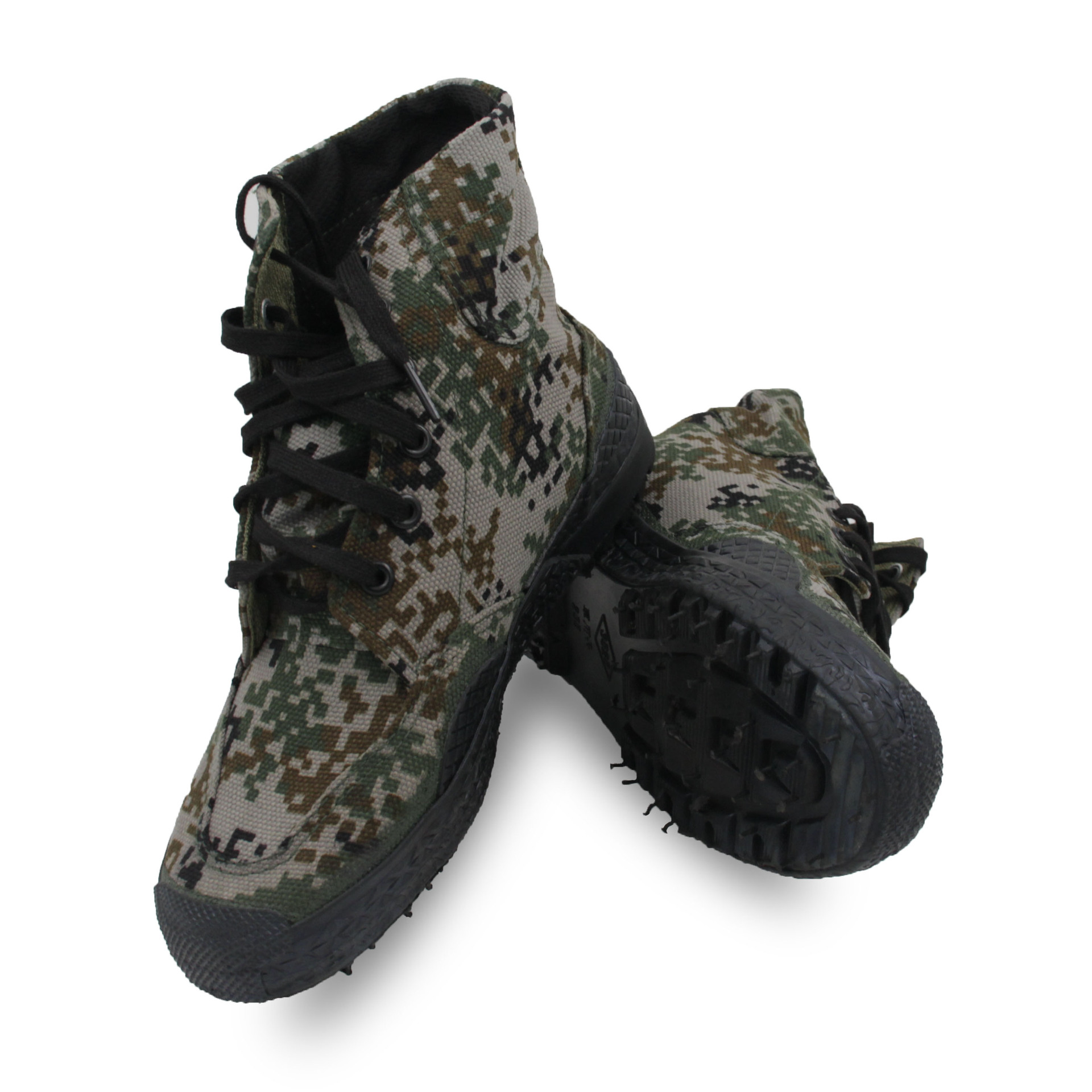 3537 作训鞋迷彩 高帮