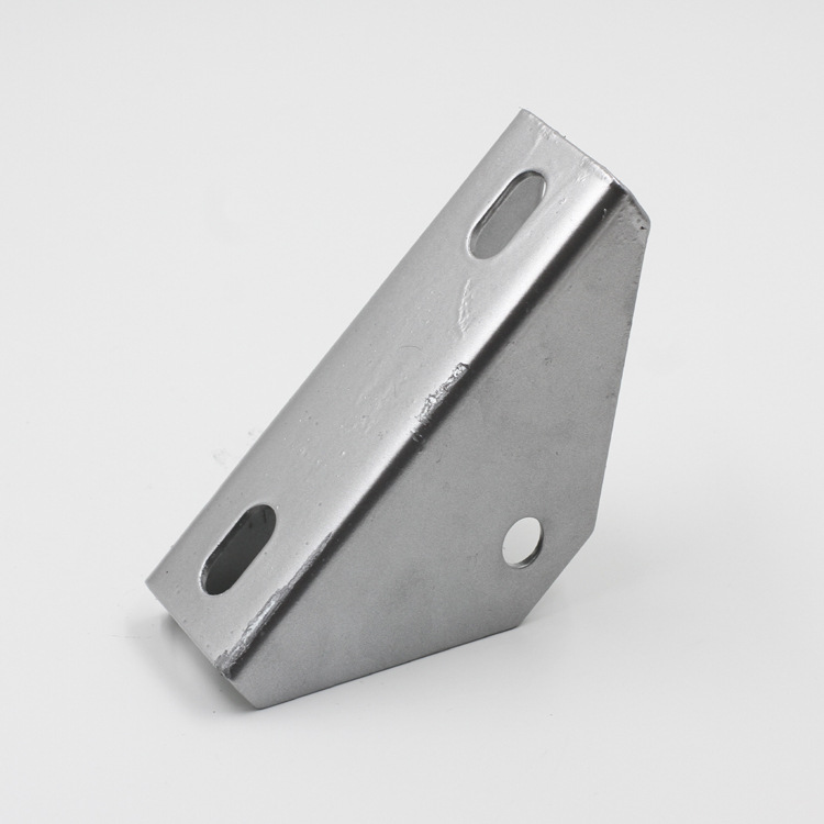 厂家供应 光伏支架配件 l型角码 直角2孔 热浸镀锌
