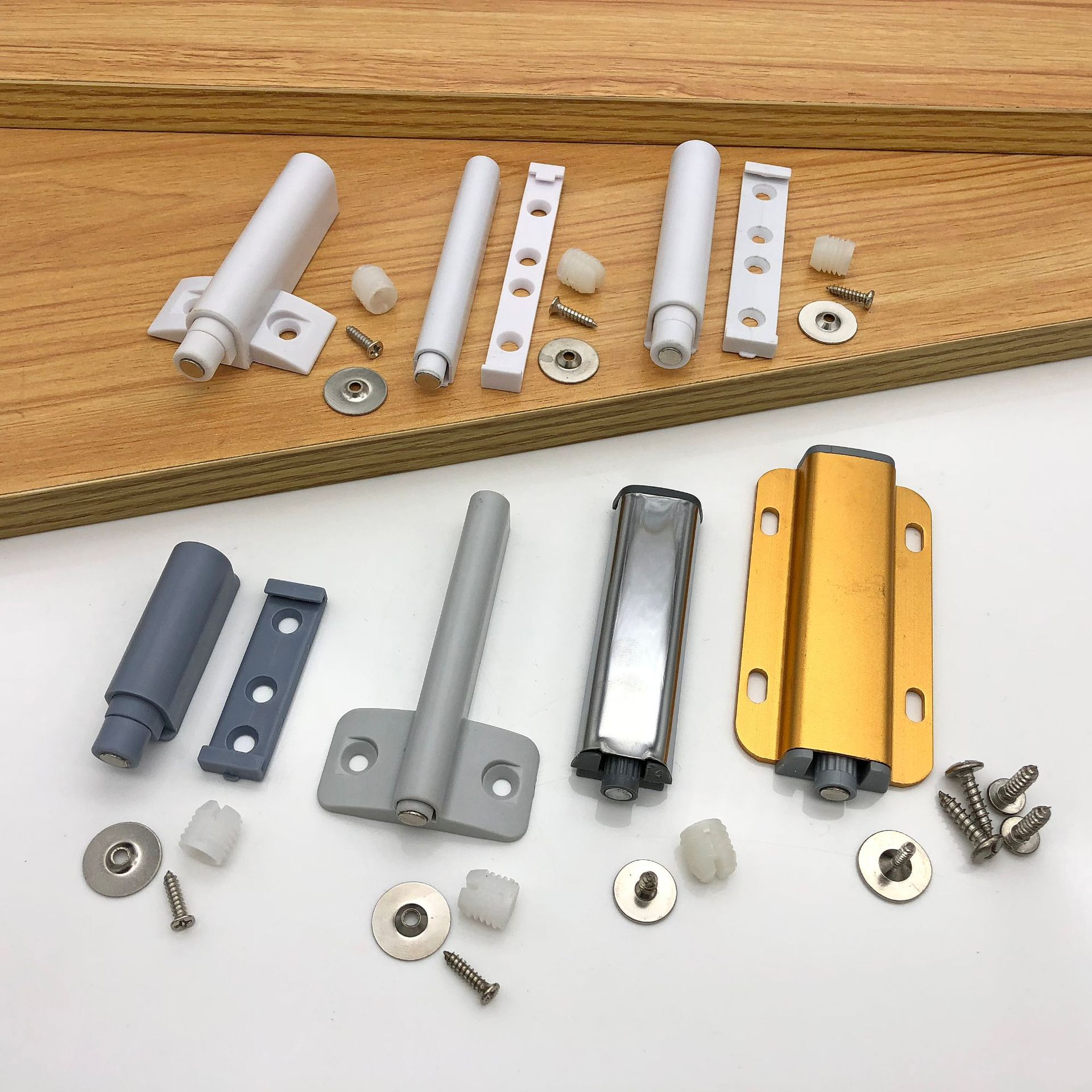 橱柜门衣柜门反弹器柜吸免拉手按弹器按弹门自弹器隐形柜门弹门器