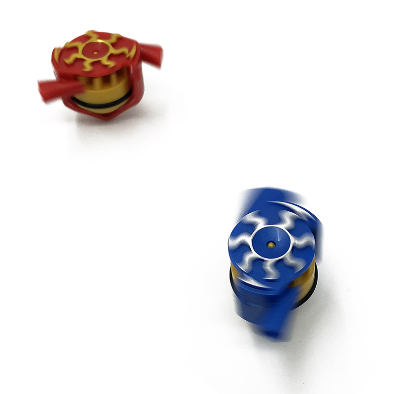 跨境热销创意儿童新奇特口哨陀螺吹气旋转战地陀螺玩具赠品礼品