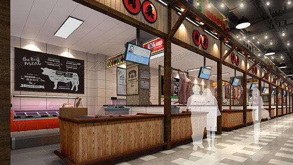 中和这种灰暗色调,营造浓郁港式风味,设计师大胆采用金属色和线条感