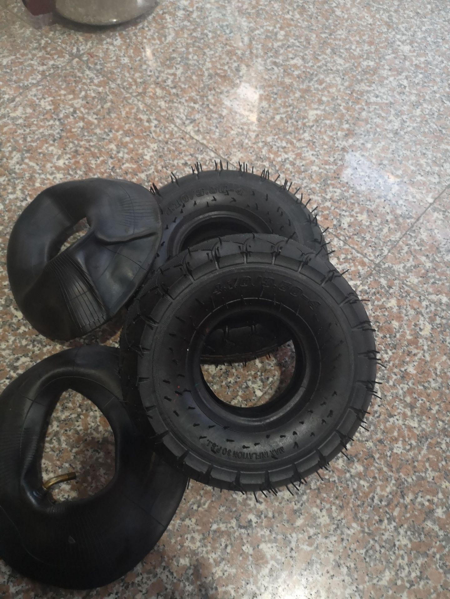 410/350-4橡胶充气轮胎迷你成人电动滑板车专用轮胎