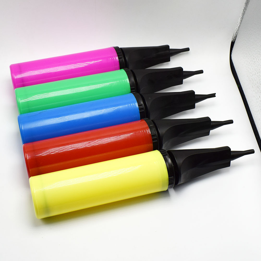 新款家用气球打气筒便携式中号省力手推双向打气筒充气玩具打气筒