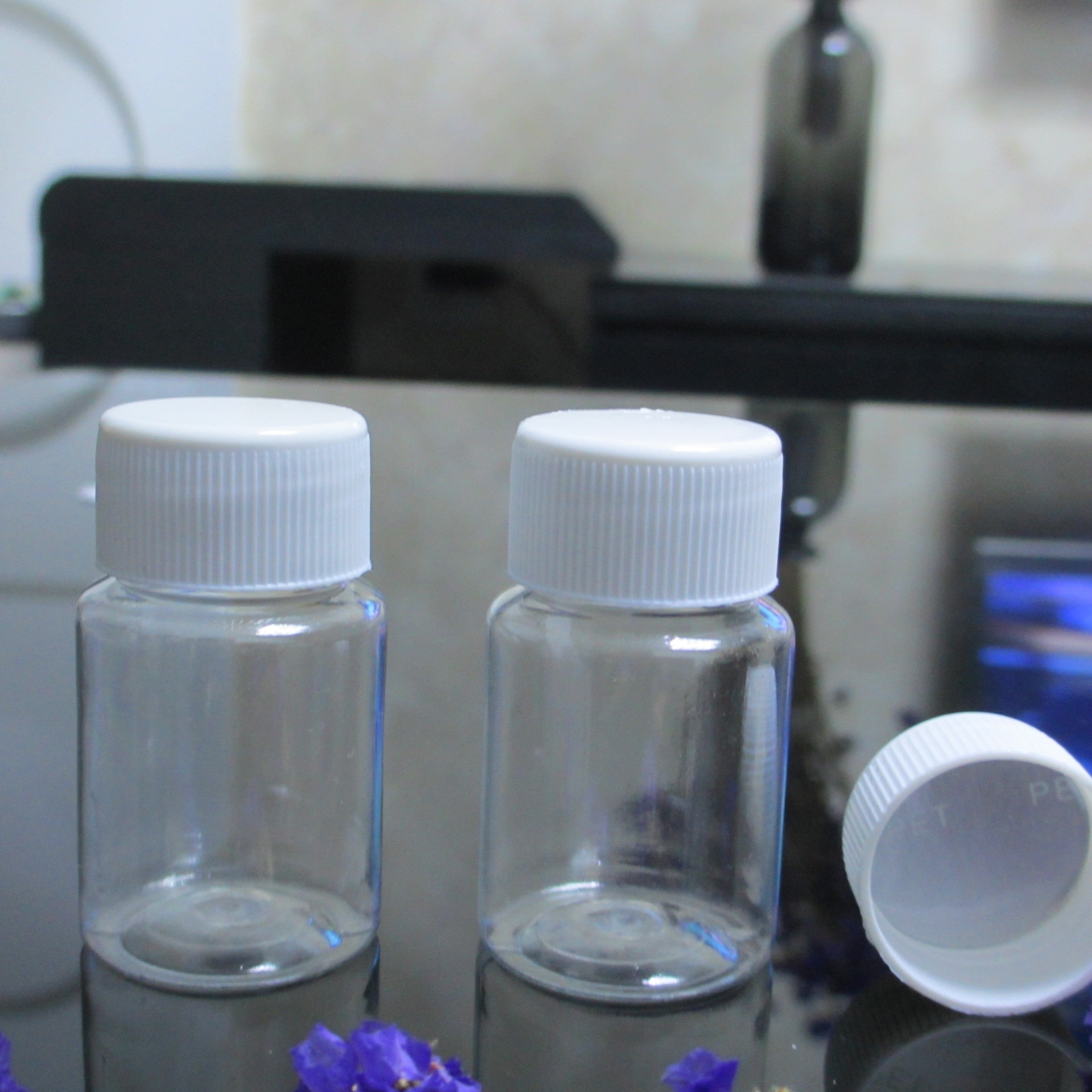 厂家直销 30毫升/ml/克/g 塑料瓶 pet塑料大口透明方瓶 小瓶子