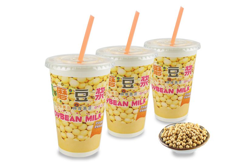 一次性纸质豆浆杯10盎司285ml现磨豆浆纸杯整箱批发可定制