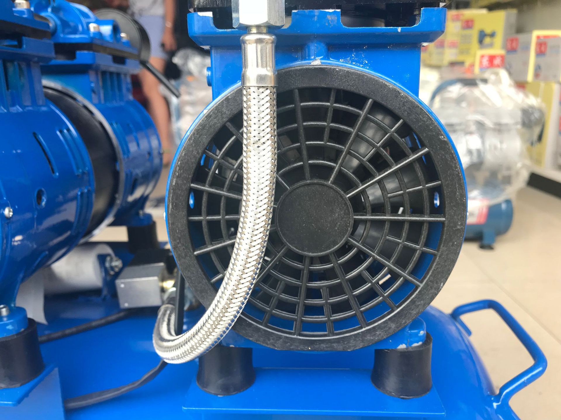 拓玛仕50l静音无油双机头空压机