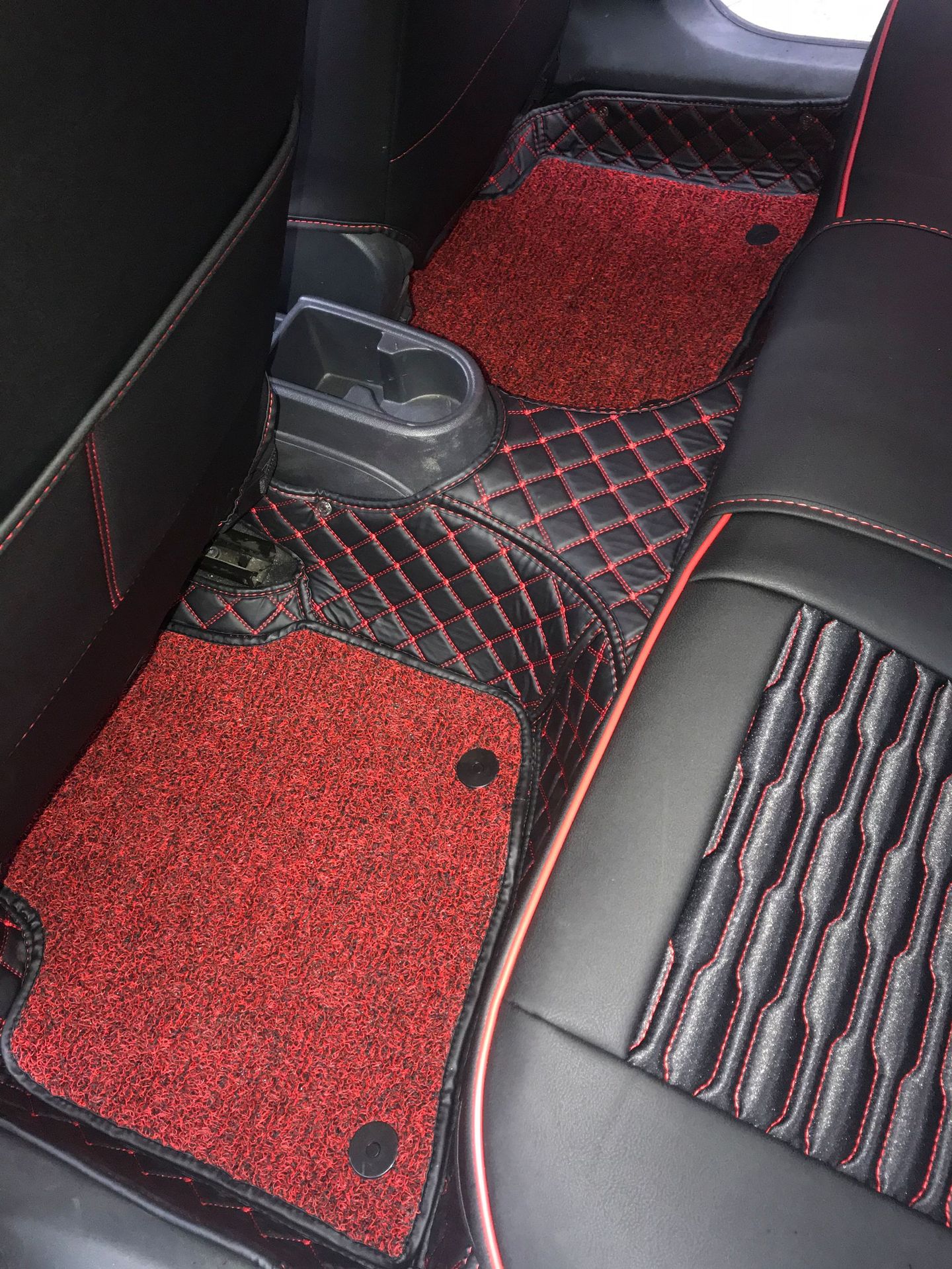 代加工定制logo大包围汽车脚垫专车定制环保超纤皮耐磨脚垫全包围