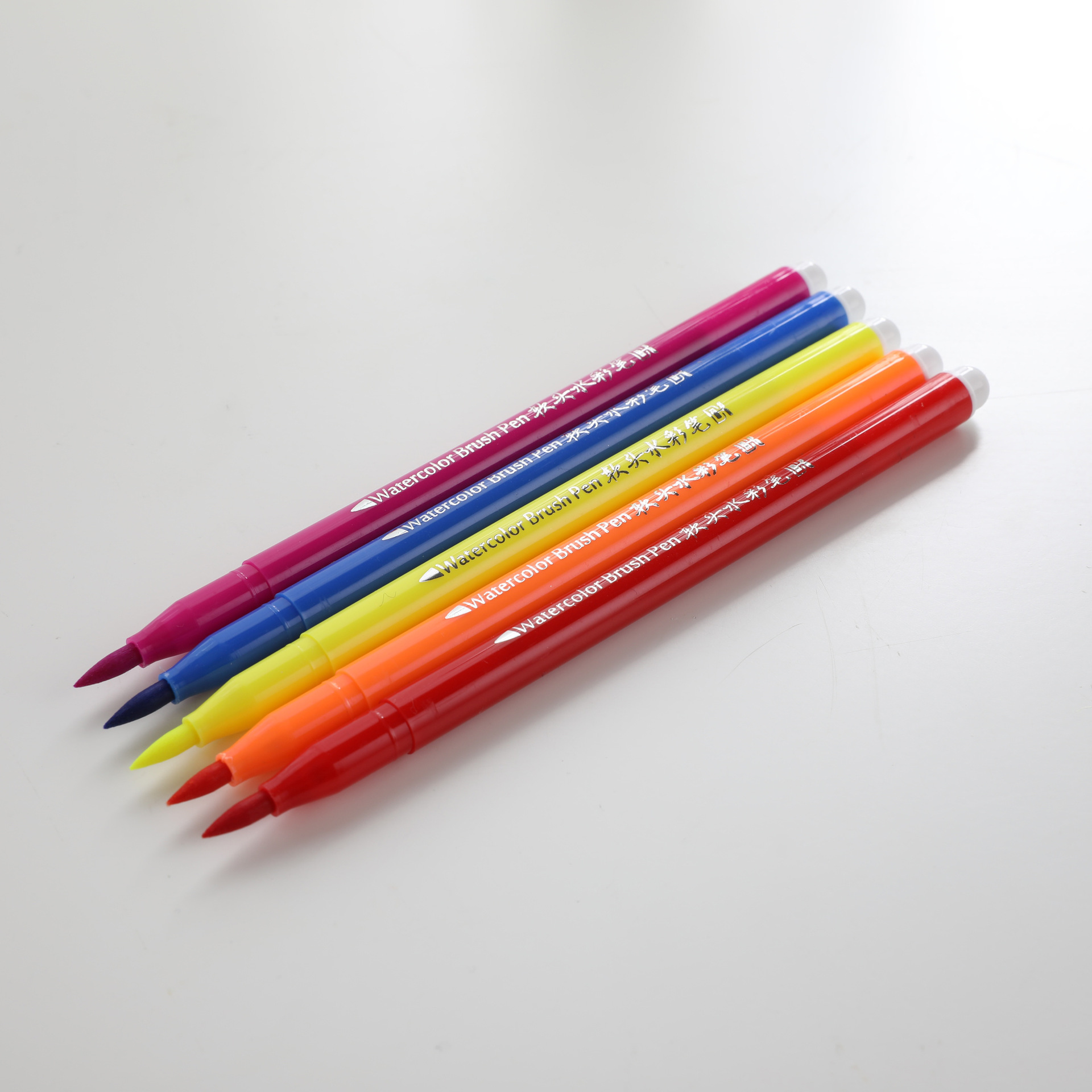 厂家直销软头水彩笔环保无毒可水洗散装提供儿童美术用品基础绘画