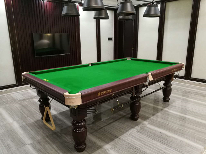 星牌台球桌xw118-9a中式8球台球桌标准黑八16彩球家用成人桌球台