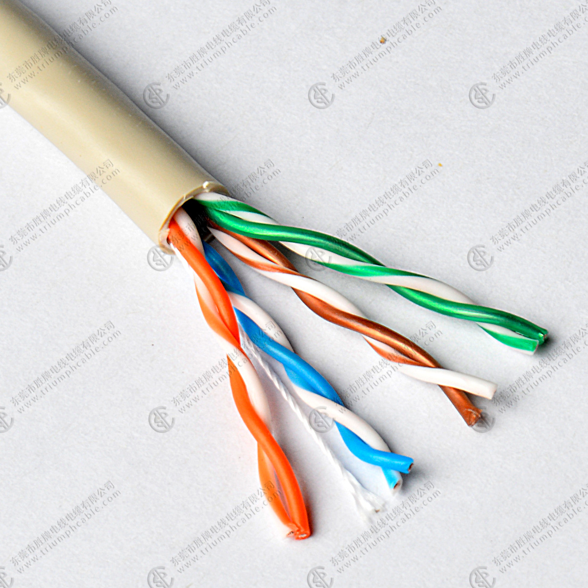 领胜超五类单屏蔽网线双绞线ftp cat5e无氧纯铜家装网线