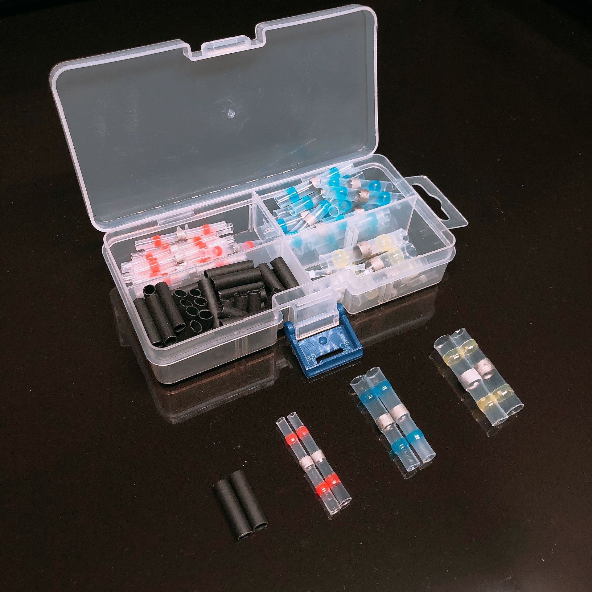 100pcs防水焊锡环 焊锡环热缩组合 热缩中间管 专供跨境电商