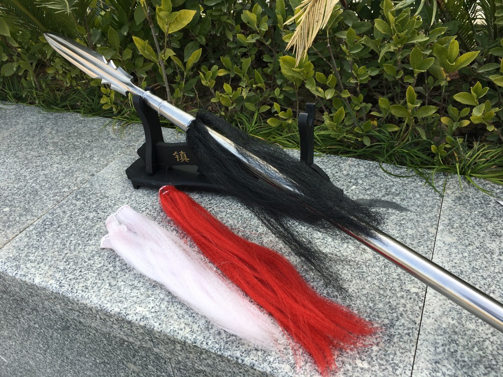 赵云枪刀剑十八般兵器长矛红缨枪项羽霸王枪野猪矛武术扎枪未开刃