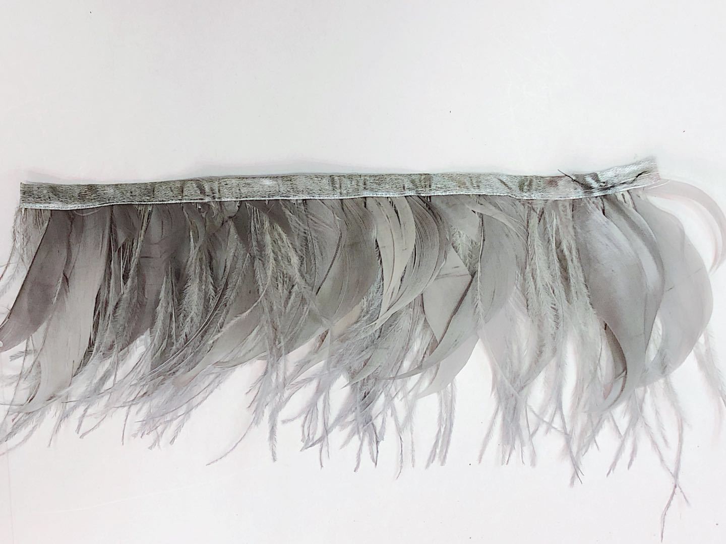 鸵鸟毛花边羽毛 婚纱礼服配饰 服装装饰布带流苏舞台工艺品