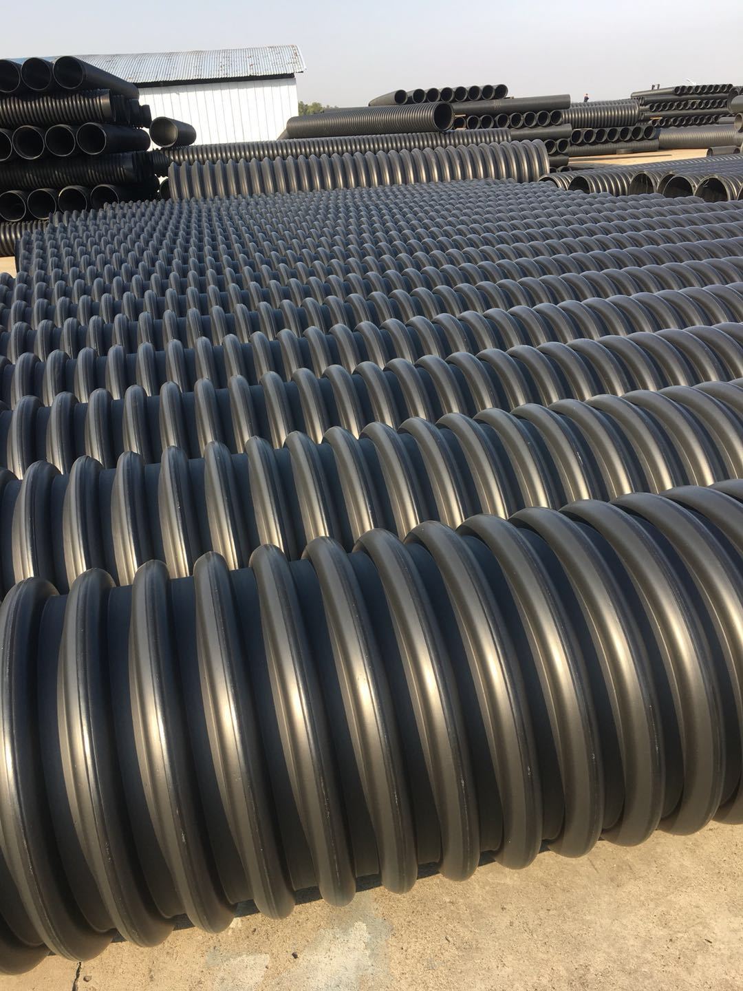 φ700高密度聚乙烯(hdpe)中空壁缠绕排水管