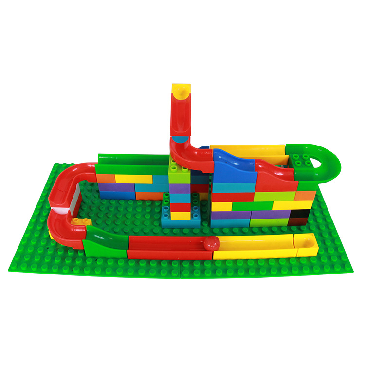 乐高滑道轨道积木大颗粒玩具
