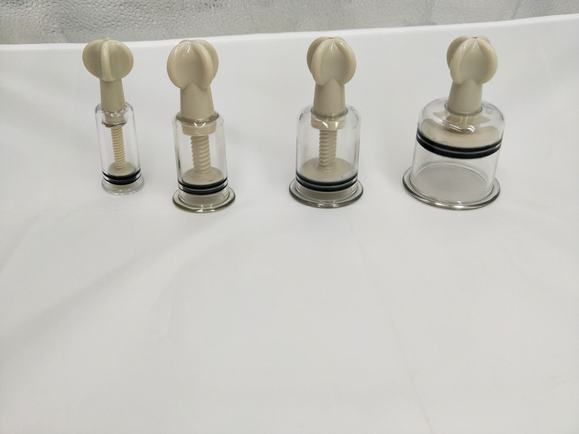 手拧式拔罐器家用抽气真空拔火罐加厚防爆非玻璃散装单罐独立包装