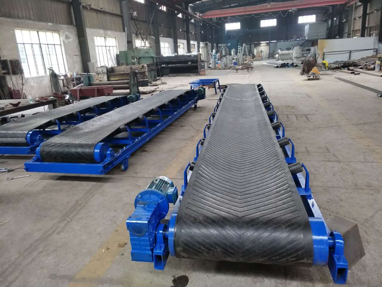 订做带移动轮式输送机厂家-石块装车输送机 移动式皮带输送机