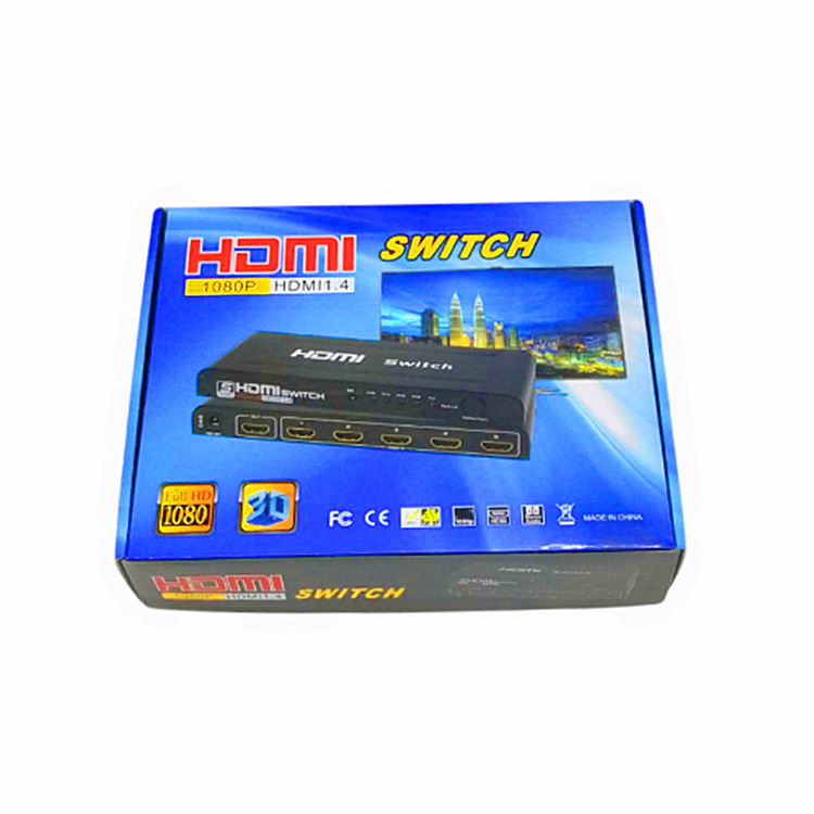 Factory Direct Sales Wholesale Hdmi Switcher 5-in-1-out Hdmi5-in-1-out Video Switcher