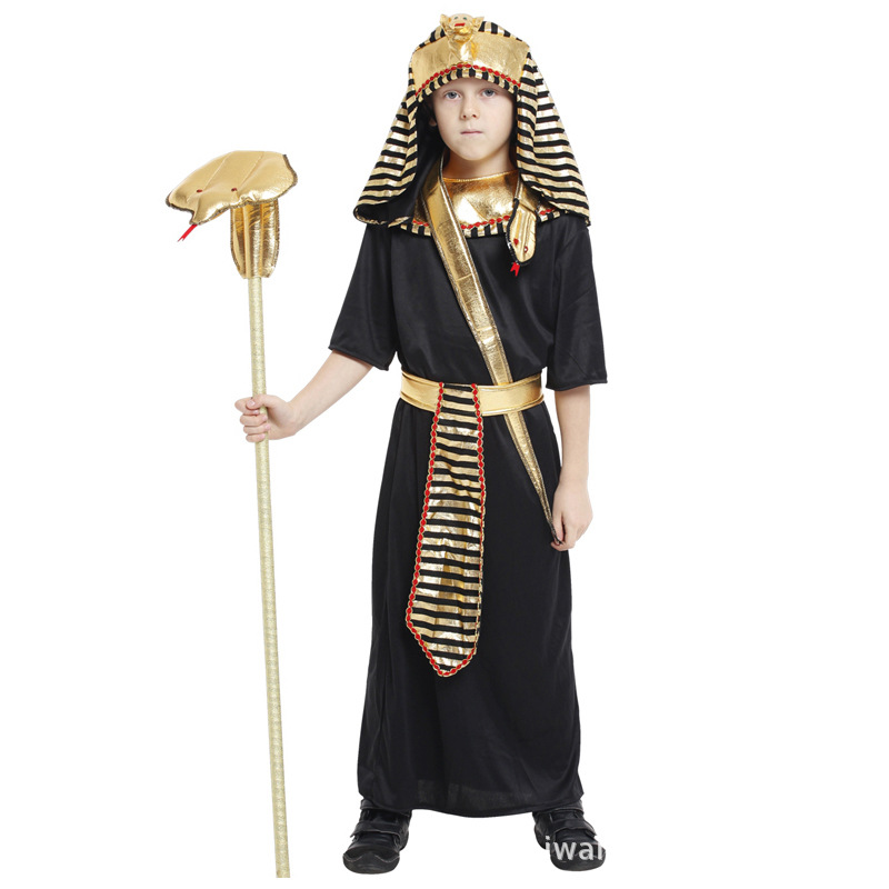 儿童男装六一节舞台演出服  舞会装扮埃及法老 王子服动漫服装