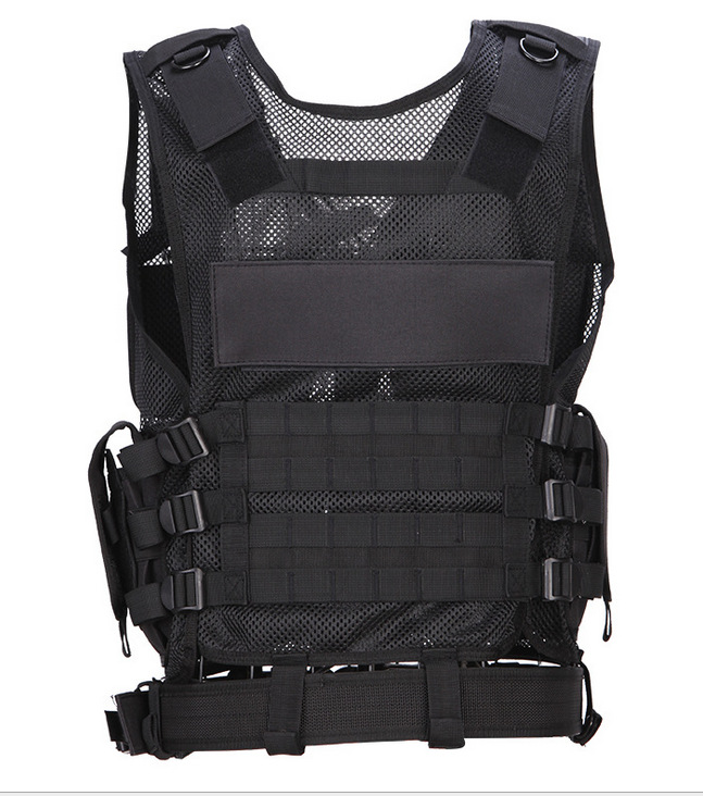 多功能作战马甲黑色战术背心cs野战装备户外网眼透气军迷