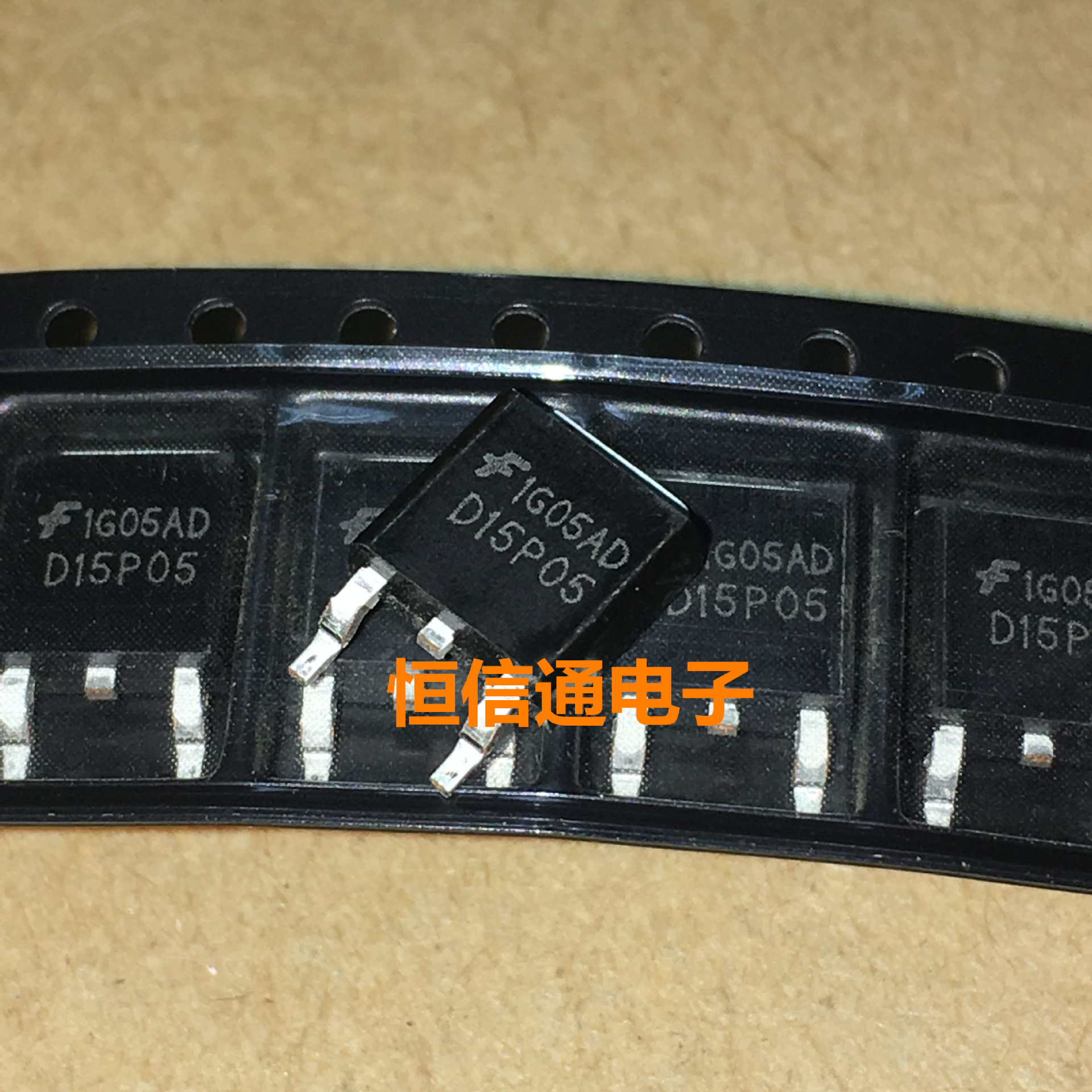 全新原装 rfd15p05sm d15p05 dpak/to-252 p沟道 -50v-15a mos管
