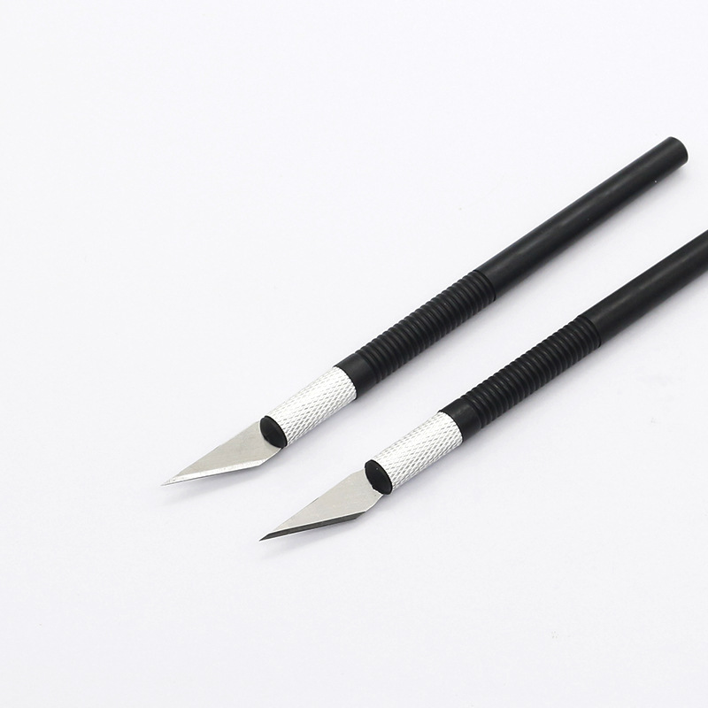 剪纸刻刀学生手帐套装刻纸橡皮章雕刻刀纸雕模型工具11号尖头笔刀