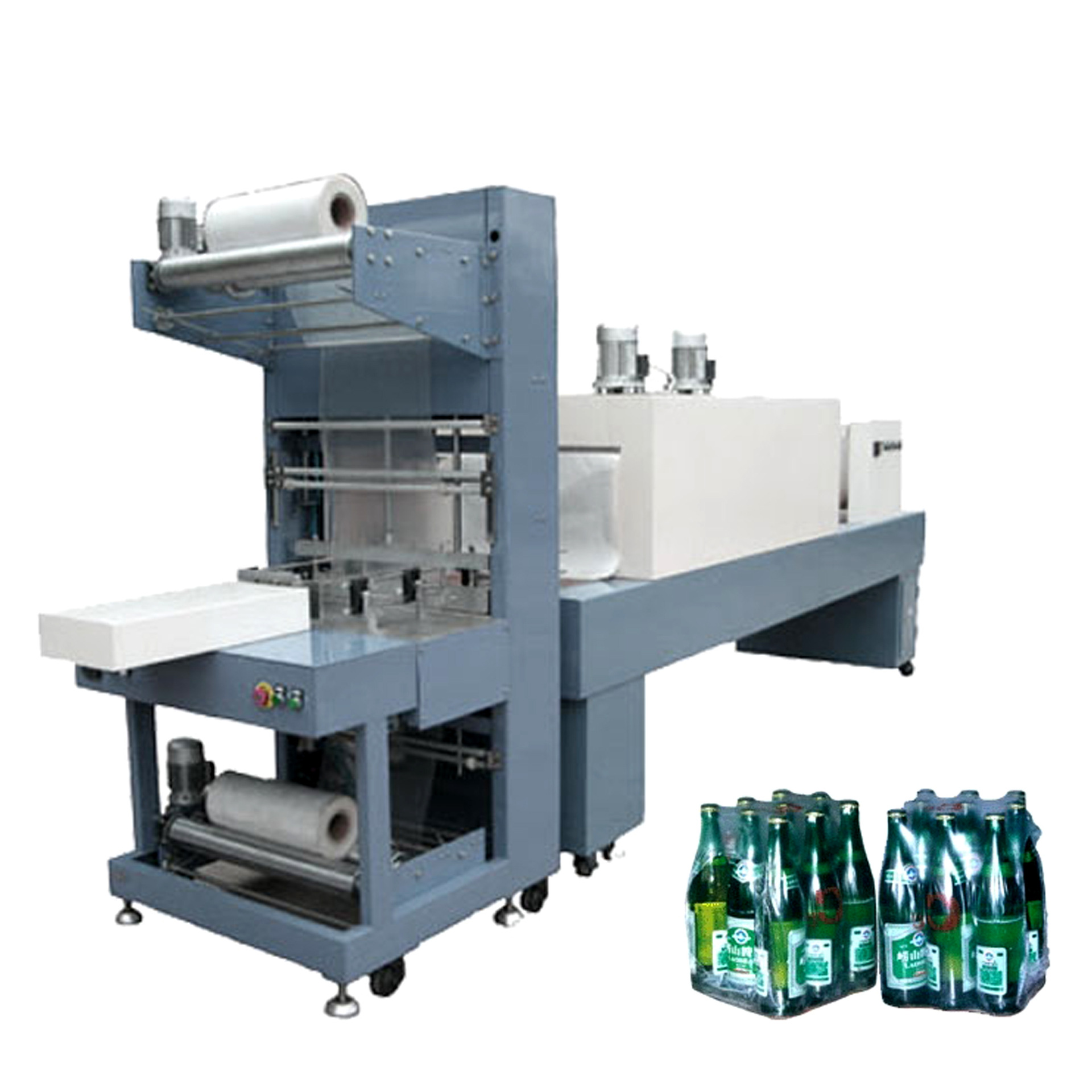 全自动防水卷材热收缩包装机价格优惠 袖口式pe膜热收缩包装机