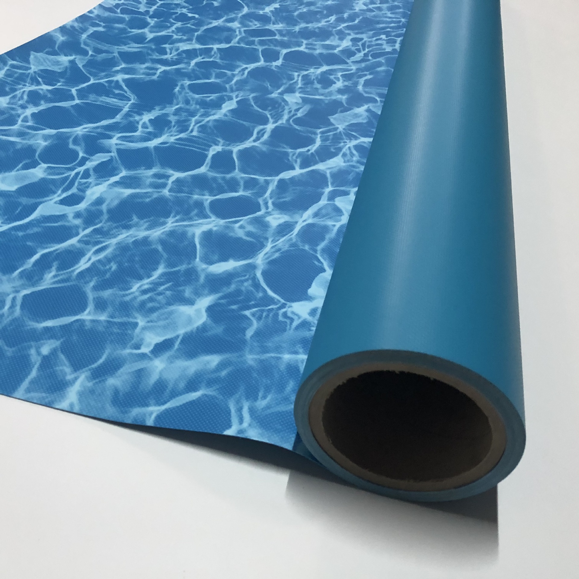 游泳池胶膜pvc泳池篷布防水蓝色盖膜定做鱼池防雨布货场盖货