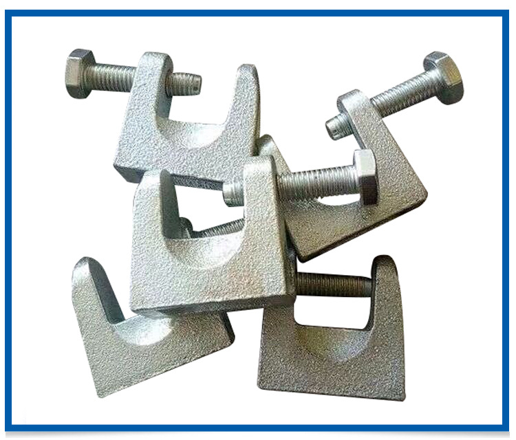 供应铸铁老虎卡 镀锌玛钢铸铁老虎卡 c型钢配件铁皮虎口夹梁夹