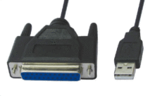 RS232线 USB AM转DB25 打印线 RS232并口转USB线