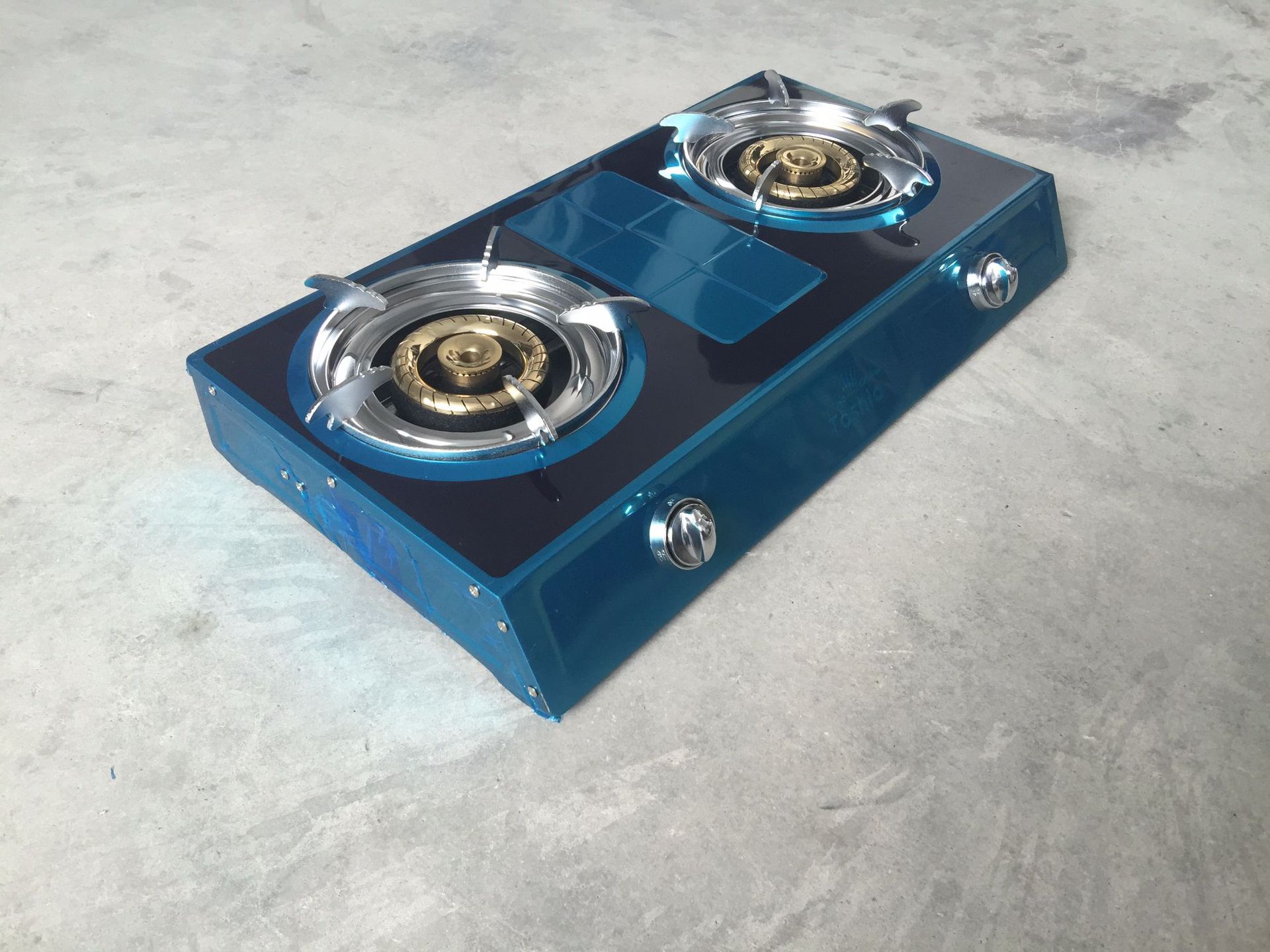 厂家批发 出口 外贸 家用燃气灶台 灶具 双灶不锈钢猛火灶 煤气炉