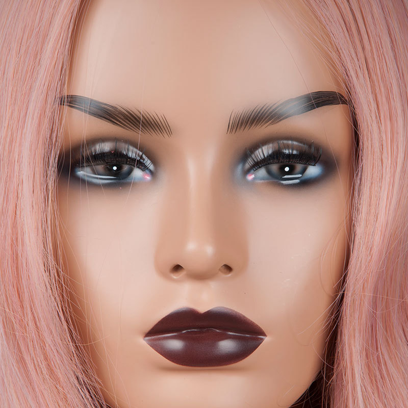 假人头模特 女 双肩爆款 半身头模特 欧美非洲 假发展示模特头