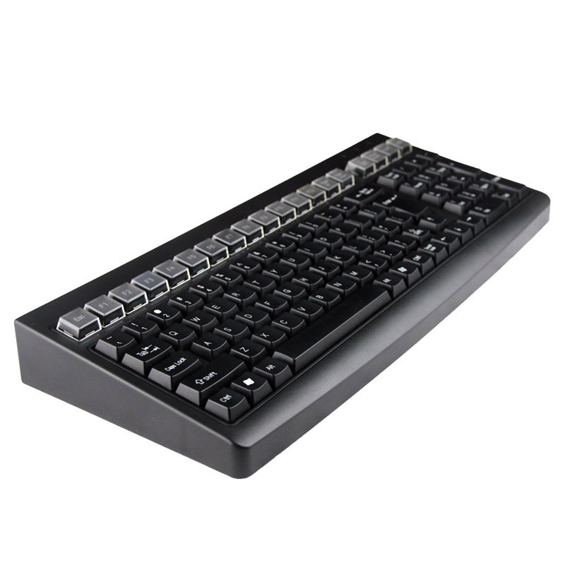 收银机kb101收款机键盘带键帽会员网口usb接口超市收银专用键